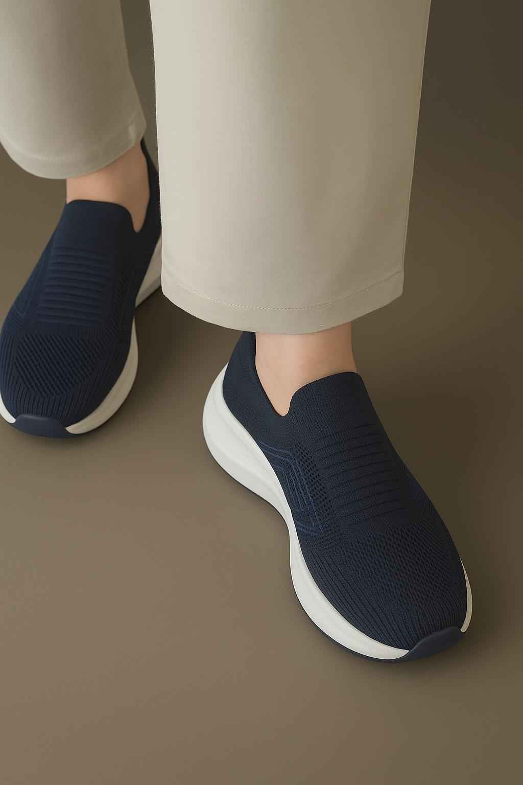 Mens Casual Sketcher Shoes EVA 8517 Blue - Genzy Official