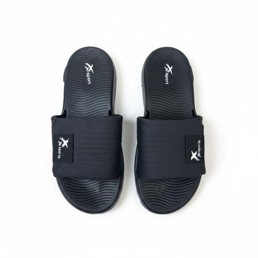 Genzy Sport Adjustable Black Slide | Soft & Durable Daily Wear Slippers - Genzy Official