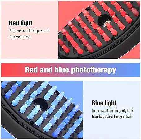 3-In-1 Hair Growth Brush – Electric Scalp Massager with Nano Steam & Vibration