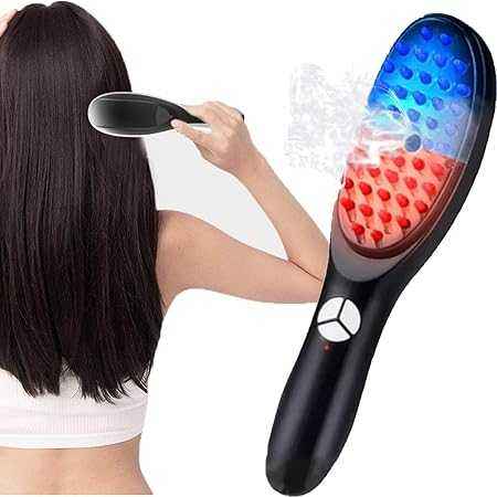 3-In-1 Hair Growth Brush – Electric Scalp Massager with Nano Steam & Vibration