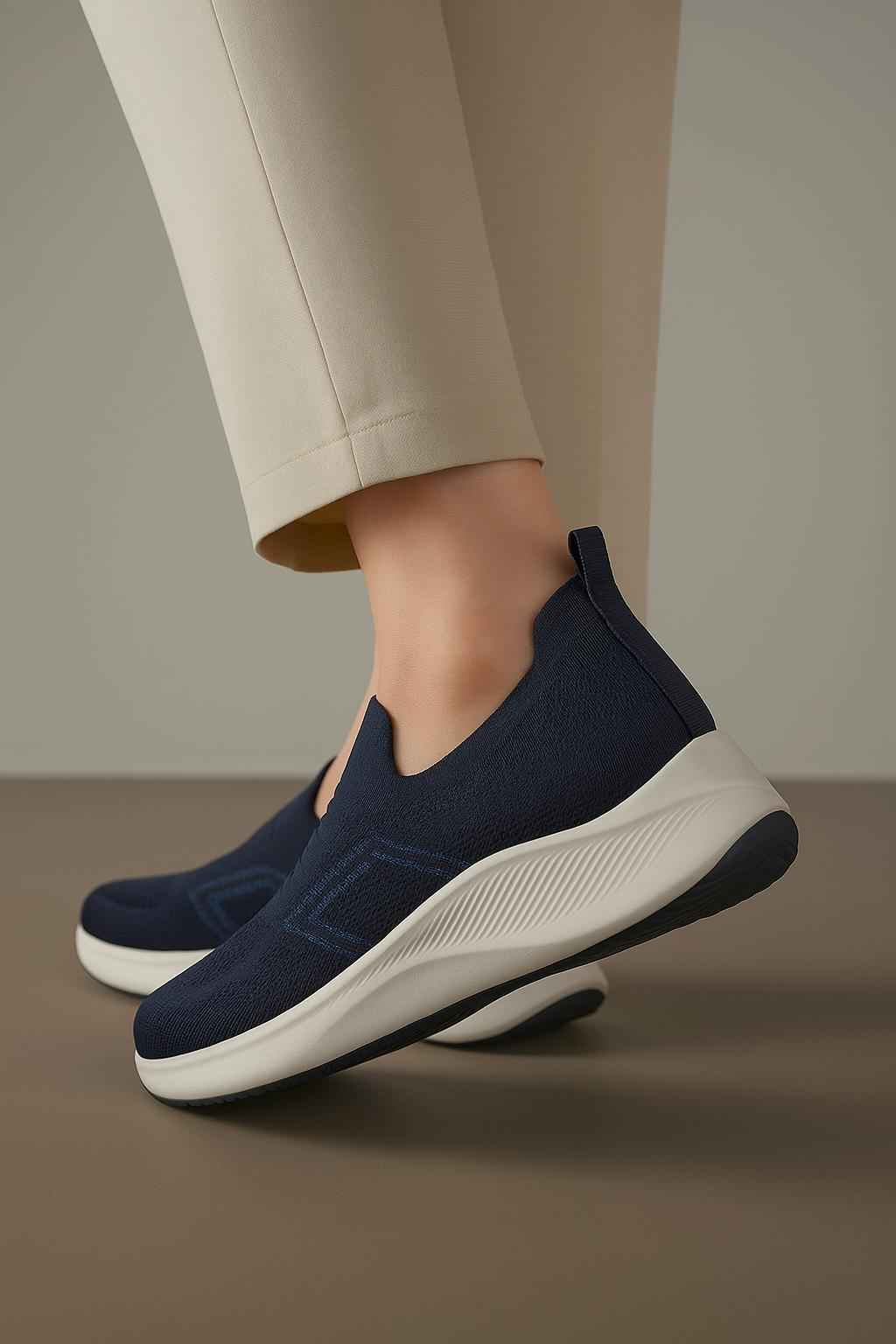 Mens Casual Sketcher Shoes EVA 8517 Blue - Genzy Official