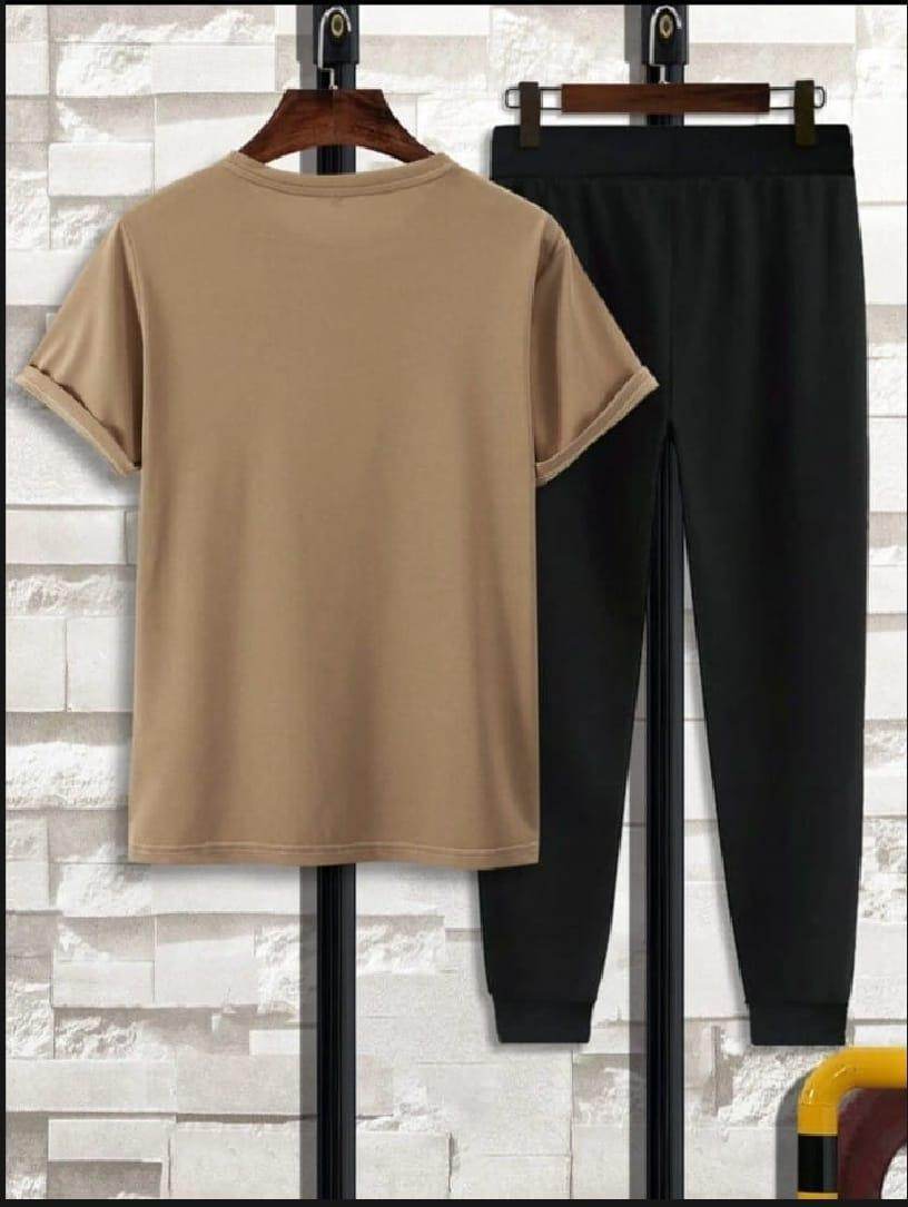 Men's NASA Tracksuit – 2PC Set in Beige (Trouser + Shirt) - Genzy Official