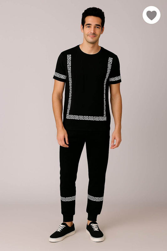 LINER Summer Tracksuit – DRI-FIT Half Sleeves for Men - Genzy Official