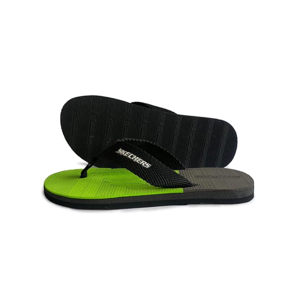 Sketcher Green Evo Lite V for Men in Pakistan | Lightweight Summer Flip Flops - Genzy Official