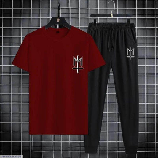 Trax DRI-FIT Premium Tracksuit 2-Piece – Half Sleeves for Men - Genzy Official