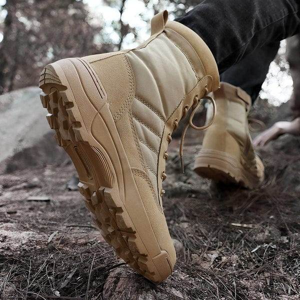 GENZY Rider Edition Boots – Camel Color for Men | Premium Outdoor Footwear - Genzy Official