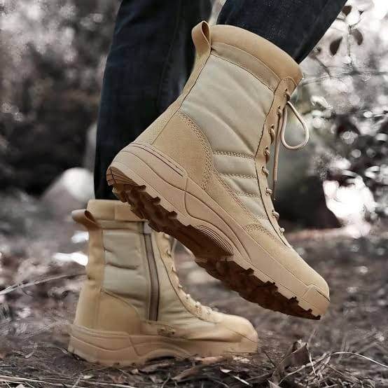 GENZY Rider Edition Boots – Camel Color for Men | Premium Outdoor Footwear - Genzy Official