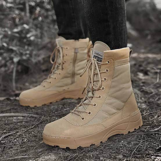 GENZY Rider Edition Boots – Camel Color for Men | Premium Outdoor Footwear - Genzy Official