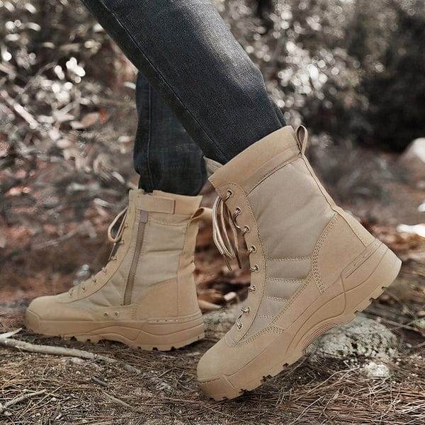 GENZY Rider Edition Boots – Camel Color for Men | Premium Outdoor Footwear - Genzy Official