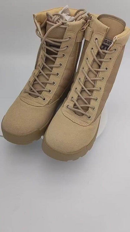 GENZY Rider Edition Boots – Camel Color for Men | Premium Outdoor Footwear - Genzy Official