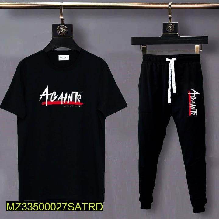 ATS Black Summer Tracksuit for Men - Genzy Official