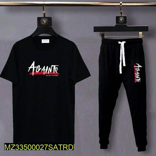ATS Black Summer Tracksuit for Men - Genzy Official