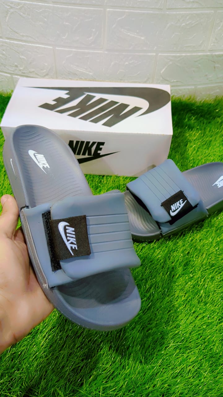 Genzy Adjustable Grey Slides | Comfortable Daily Wear Slippers - Genzy Official