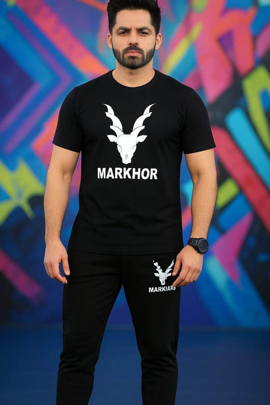 Mens 2pc Premium Tracksuit – Markhor Edition (Trouser + Shirt - Genzy Official