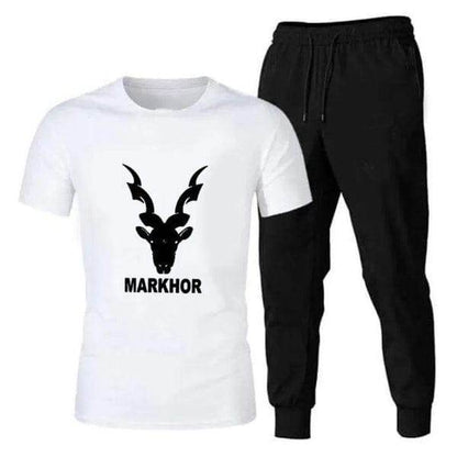 Mens 2pc Premium Tracksuit – Markhor Edition (Trouser + Shirt - Genzy Official