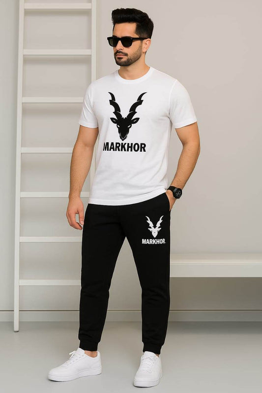 Mens 2pc Premium Tracksuit – Markhor Edition (Trouser + Shirt - Genzy Official