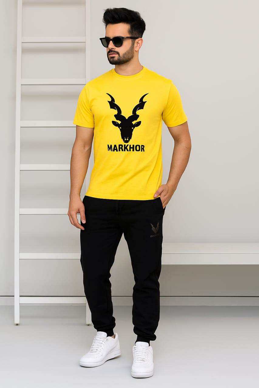 Mens 2pc Premium Tracksuit – Markhor Edition (Trouser + Shirt - Genzy Official
