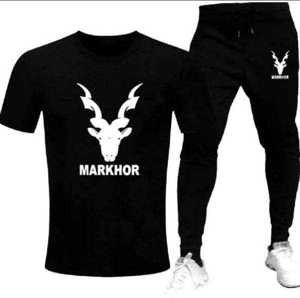 Mens 2pc Premium Tracksuit – Markhor Edition (Trouser + Shirt - Genzy Official