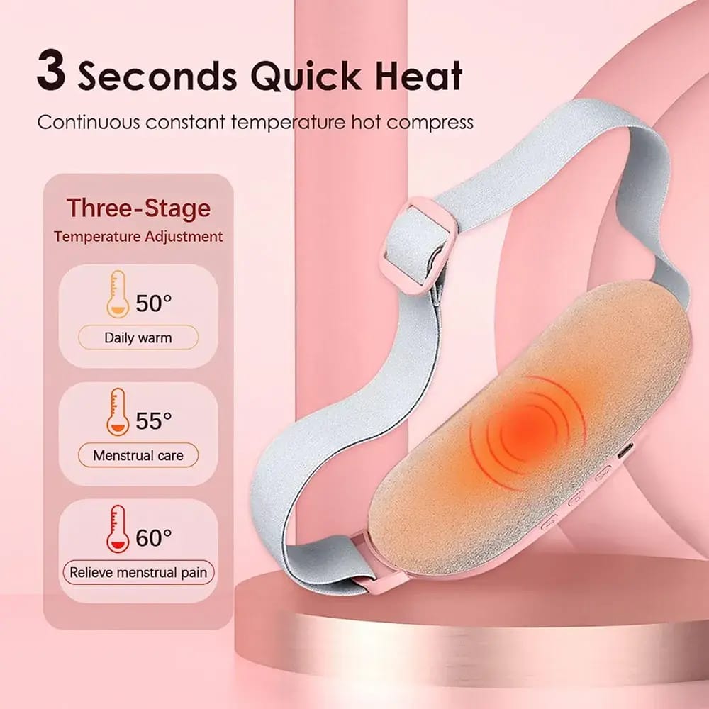 Rechargeable Heating Belt for Menstrual Cramps and Period Pain Relief