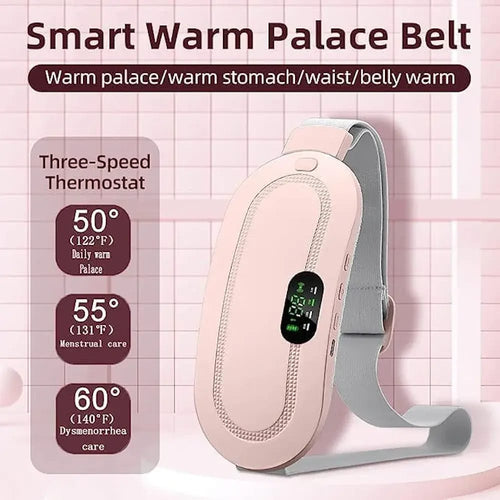 Portable Electric Period Cramp Massager with Adjustable Heat Settings
