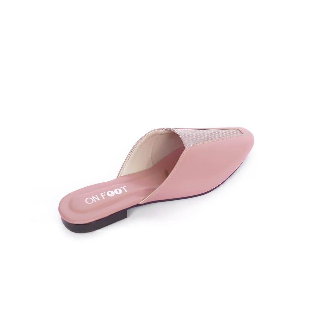 Formal Pink Mules OF5907 - Genzy Official
