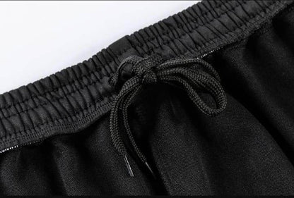 RMAN Black Summer Tracksuit – DRI-FIT Half Sleeves for Men - Genzy Official