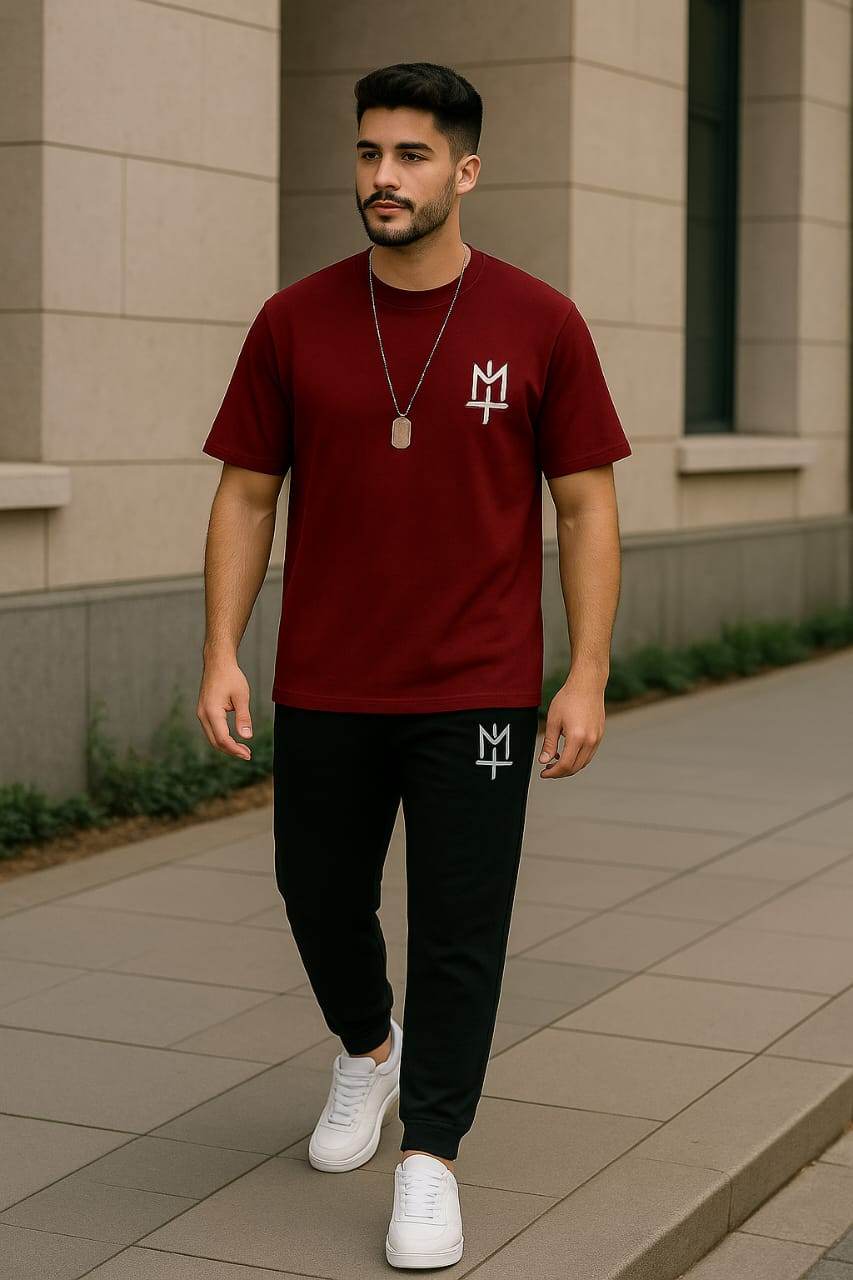 Trax DRI-FIT Premium Tracksuit 2-Piece – Half Sleeves for Men - Genzy Official