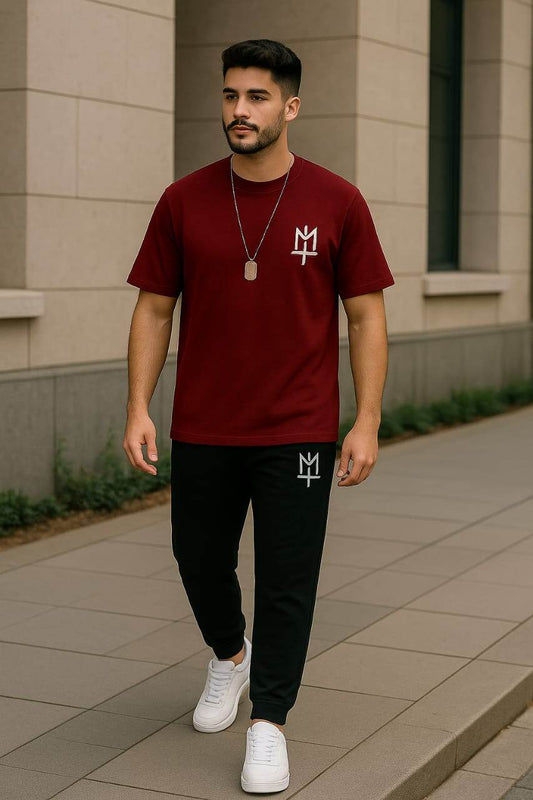 Trax DRI-FIT Premium Tracksuit 2-Piece – Half Sleeves for Men - Genzy Official